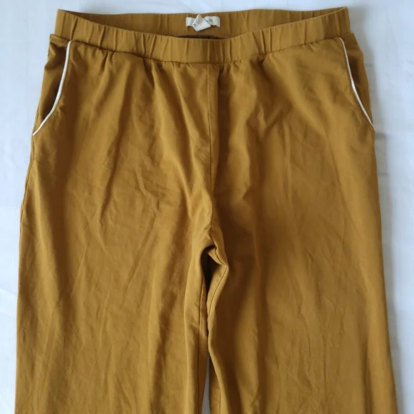 Madewell Knit Bedtime Gold Mustard Pajama Pants - Picture 4 of 10